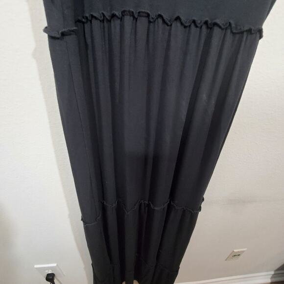 Chico's super soft comfy black maxi dress size med - Picture 6 of 8